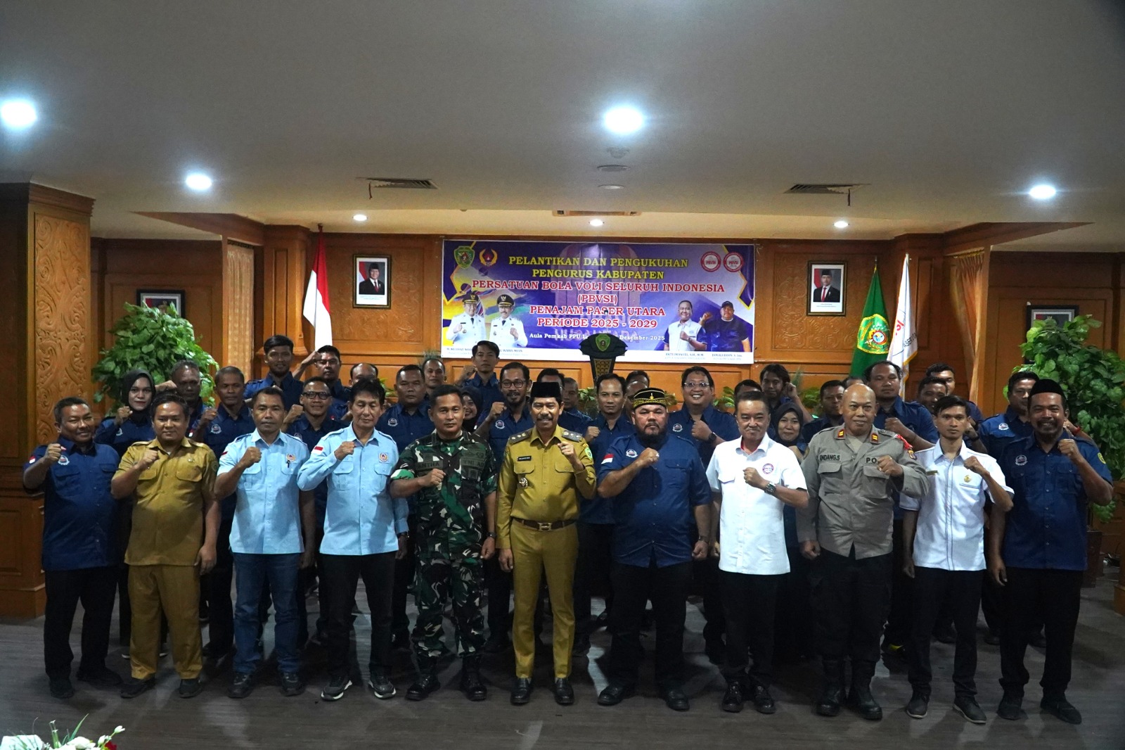 Hadiri Pelantikan PBVSI PPU, Wabup Dorong Pembinaan Atlet Bola Voli Berkelanjutan