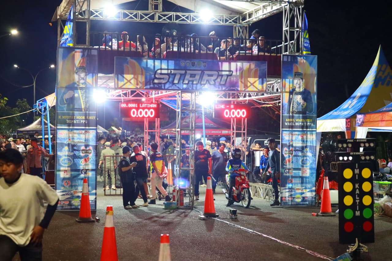 Wabup PPU Tutup Bupati PPU Drag Bike Championship 2026 di Coastal Road