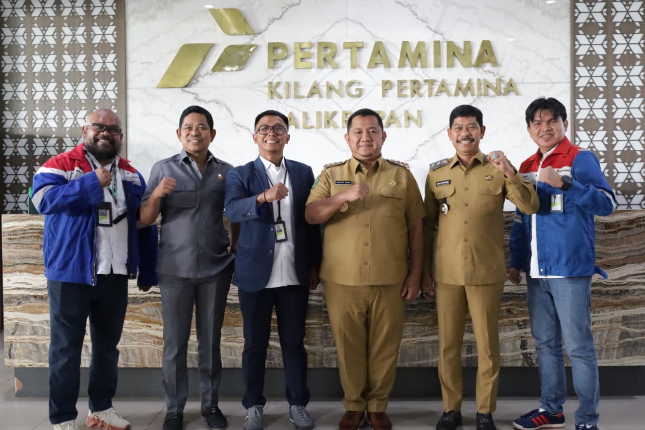 Bupati PPU Audiensi dengan Pertamina Bahas Pemanfaatan Embung dan Green Belt