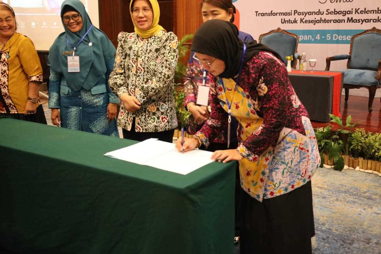 Pj Ketua Tim Penggerak PKK PPU Hadiri Rakor Tim Pembina Posyandu Se-Kalimantan Timur Tahun 2024