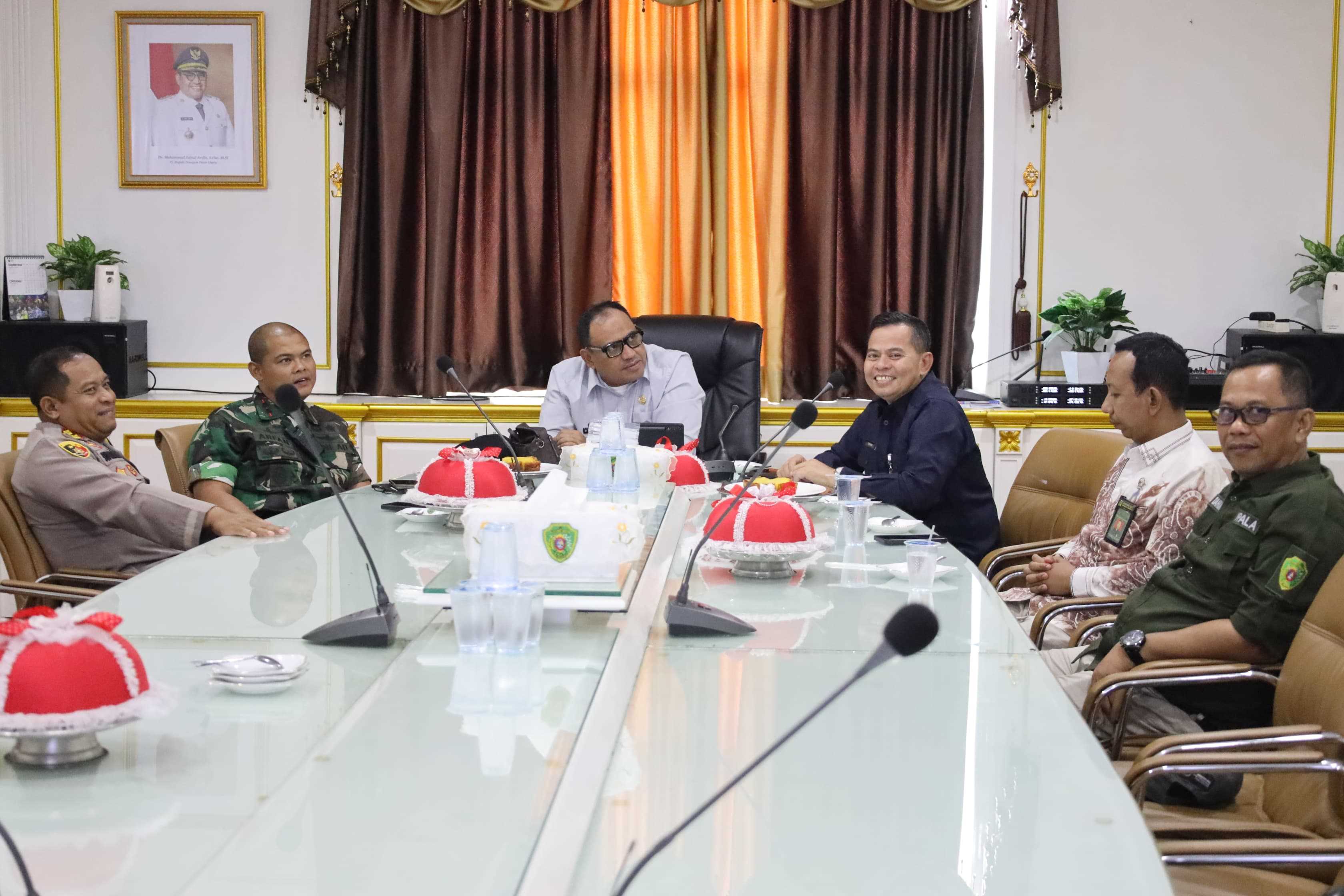 Pj. Bupati PPU Laporkan Hasil Pemantauan Pilkada ke Pj. Gubernur Kaltim