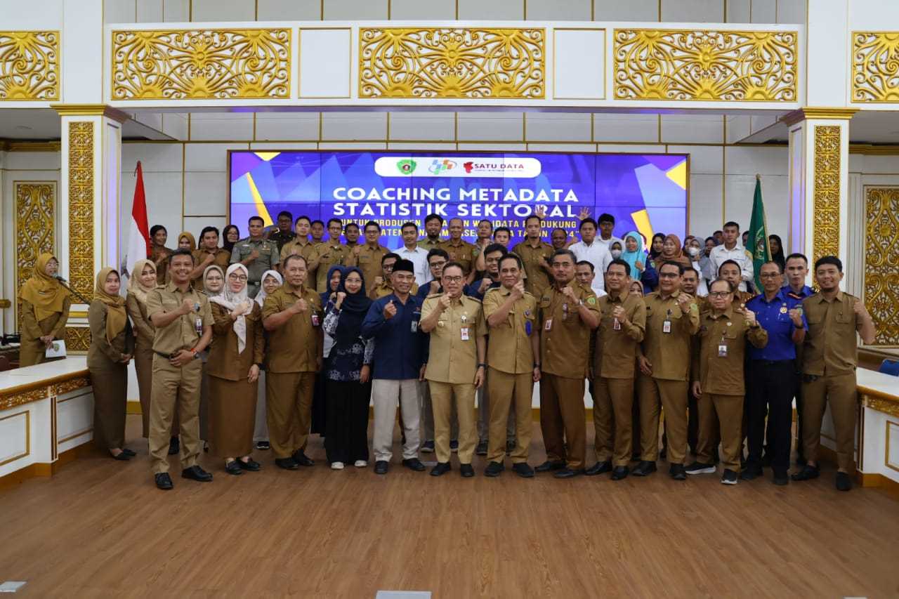 Buka Kegiatan Coaching Metadata Statistik Sektoral, Pj Bupati PPU Sampaikan Pentingnya Data Autentik