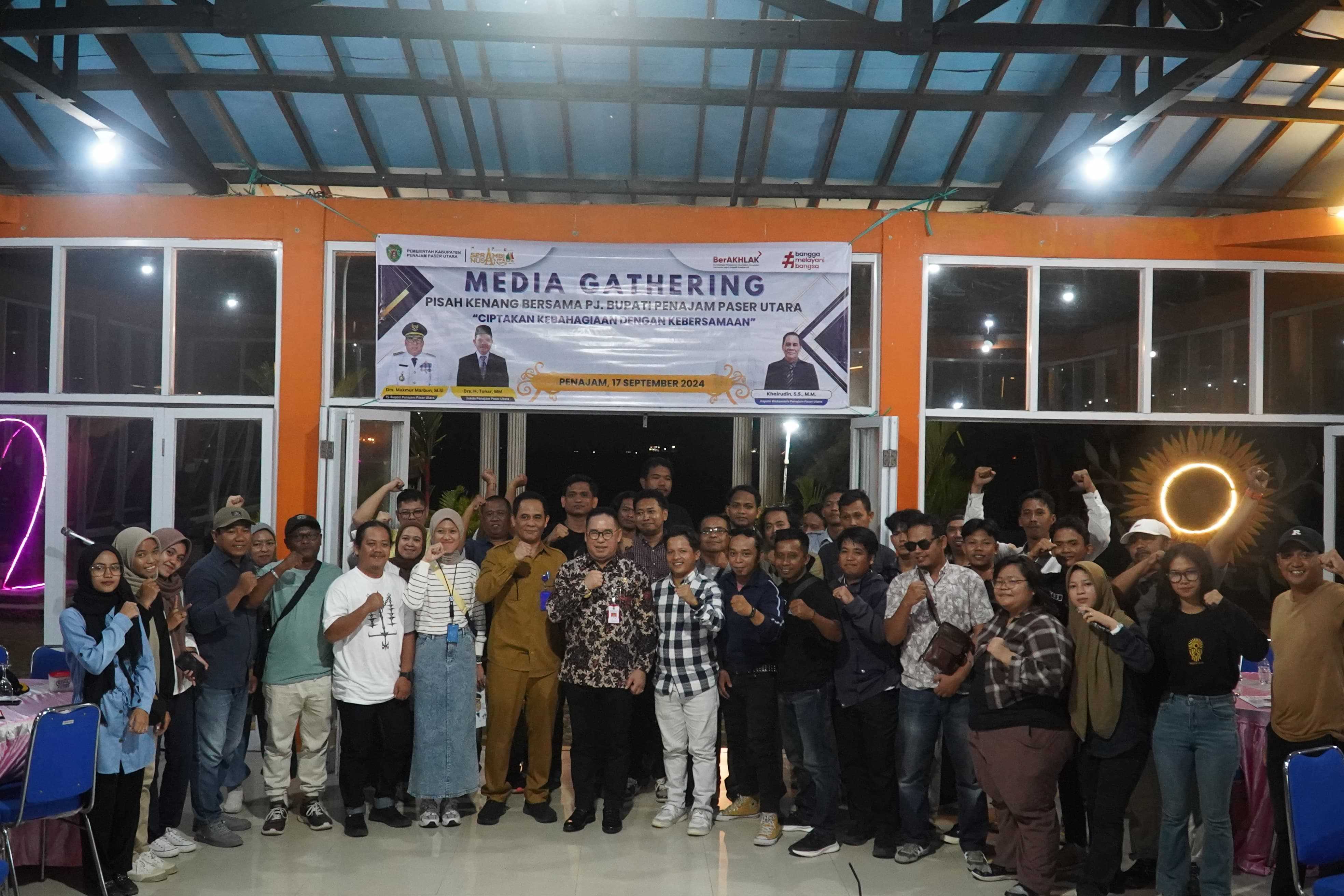 Pj. Bupati PPU Hadiri Media Gathering Bersama Puluhan Awak Media 