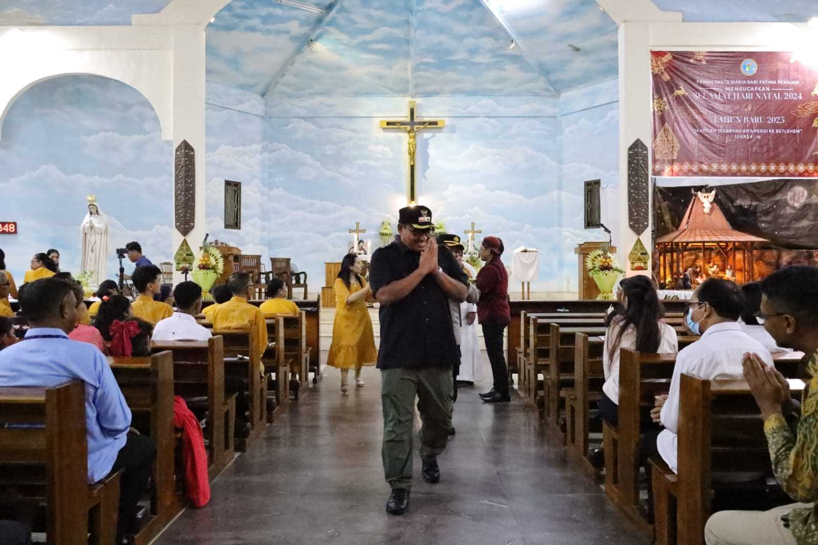 Jaga Keamanan Perayaan Nataru 2025, Pj. Bupati dan Forkopimda Penajam Paser Utara Keliling Pantauan Pengamanan