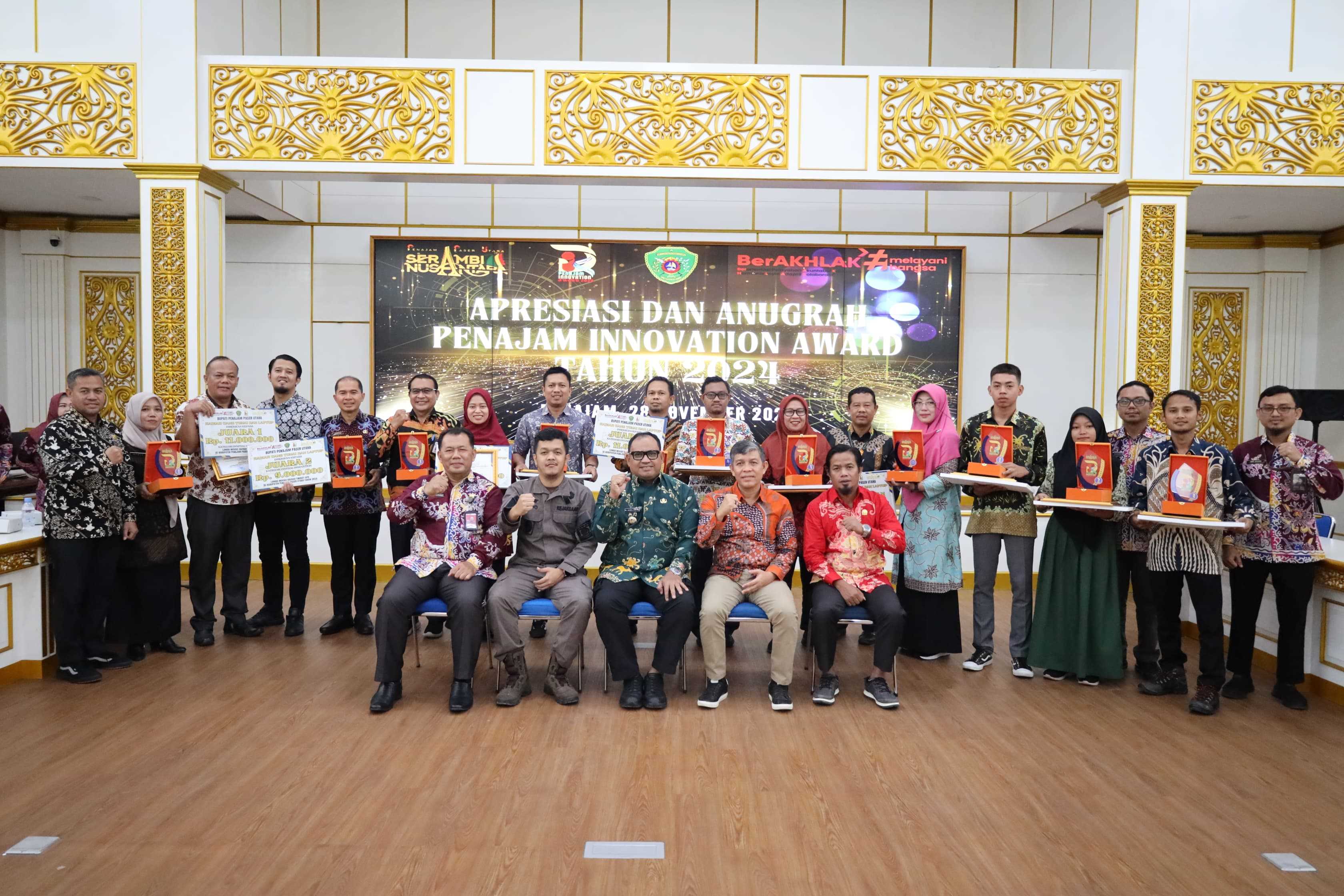 Pj. Bupati PPU Hadir dalam Penganugerahan PPU Innovation Award Tahun 2024