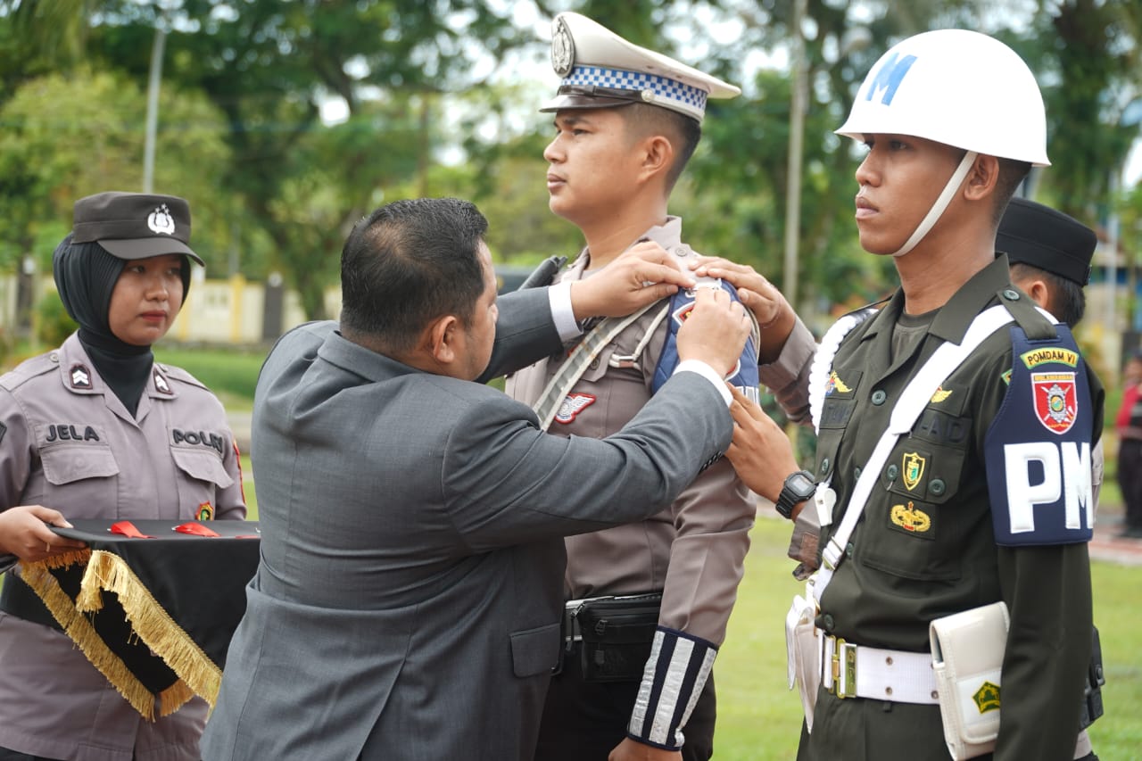 Bupati PPU Mudyat Noor Hadiri Apel Gelar Pasukan Operasi Kepolisian Terpusat ”Lilin Mahakam 2025”