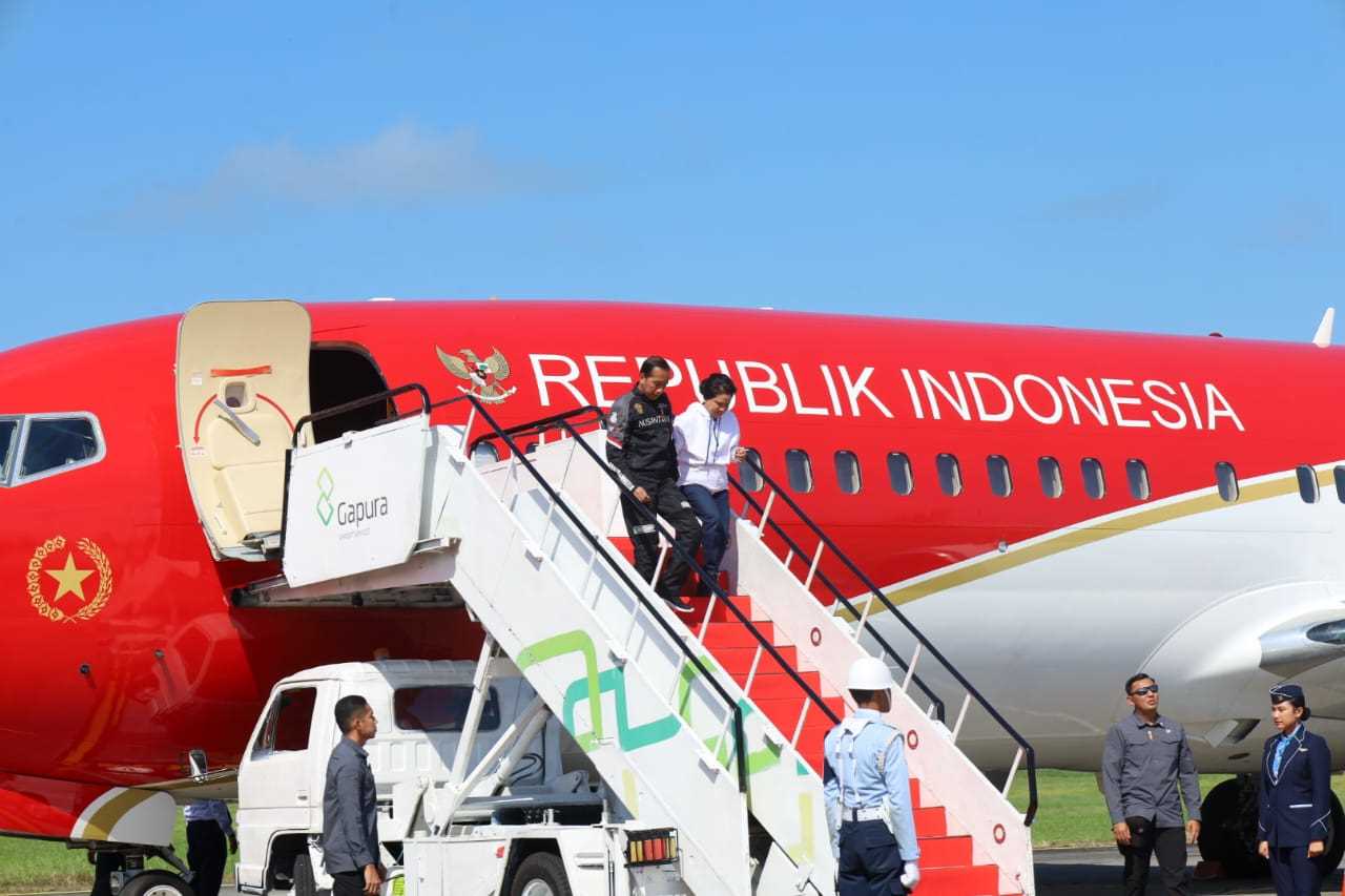 Pj Bupati PPU Dampingi Presiden Jokowi Resmikan Jembatan Pulau Balang 