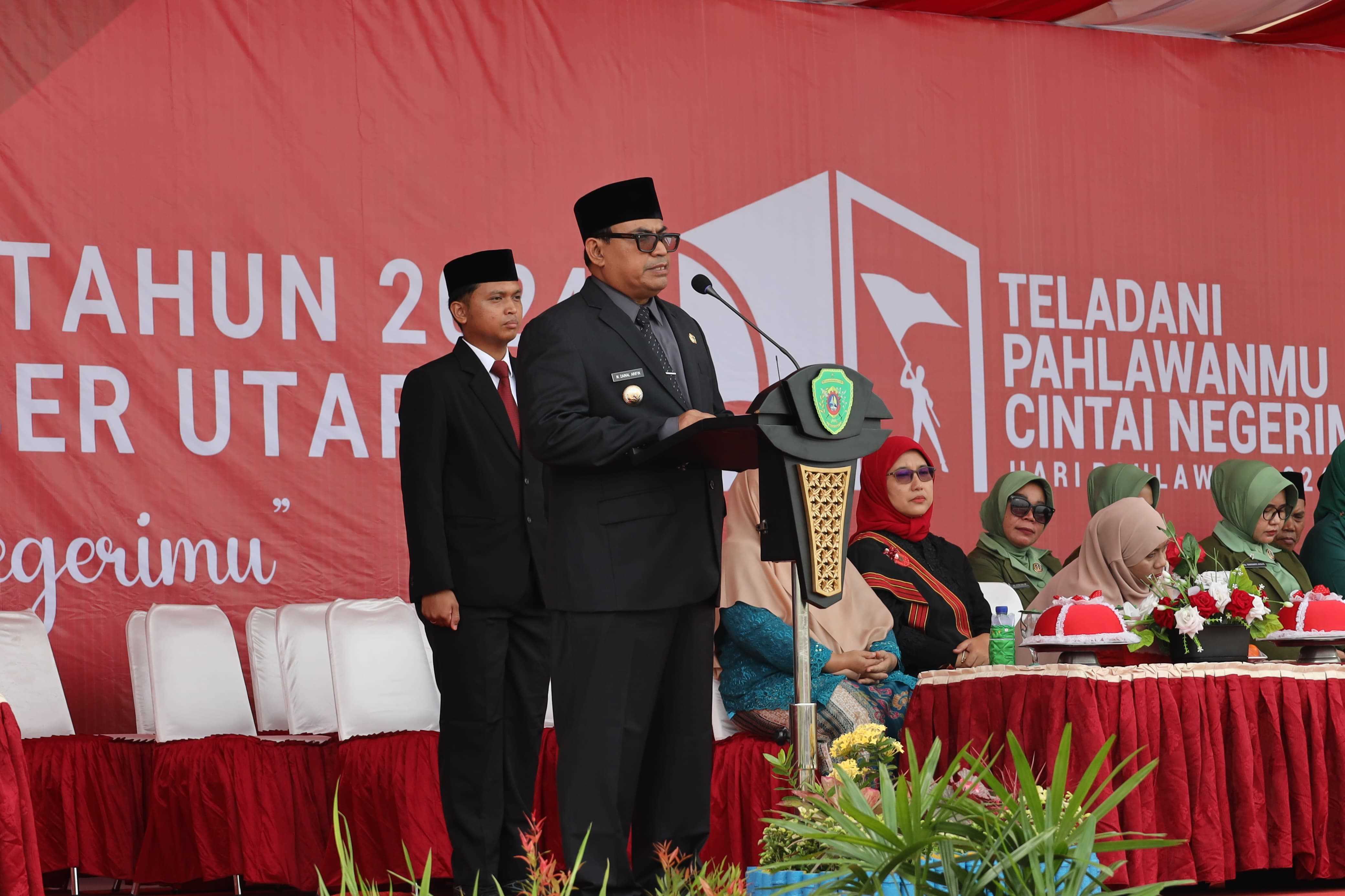 Pj Bupati Zainal Arifin Pimpin Upacara Hari Pahlawan di Lingkup PPU