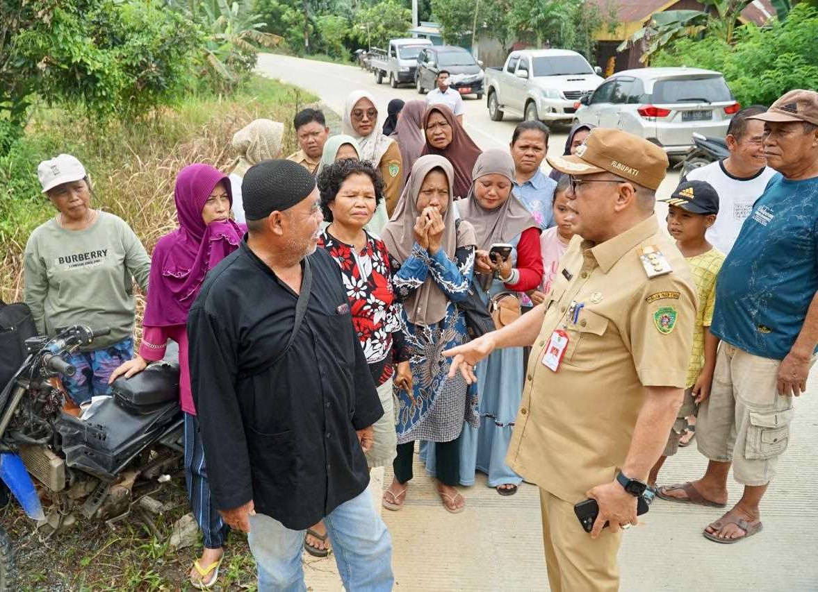 Temu Pj. Bupati PPU Makmur Marbun Bersama Warga Korban Kebakaran Maridan Tahun 2022 serta Peninjauan Lokasi Rencana Pasar Maridan. 
