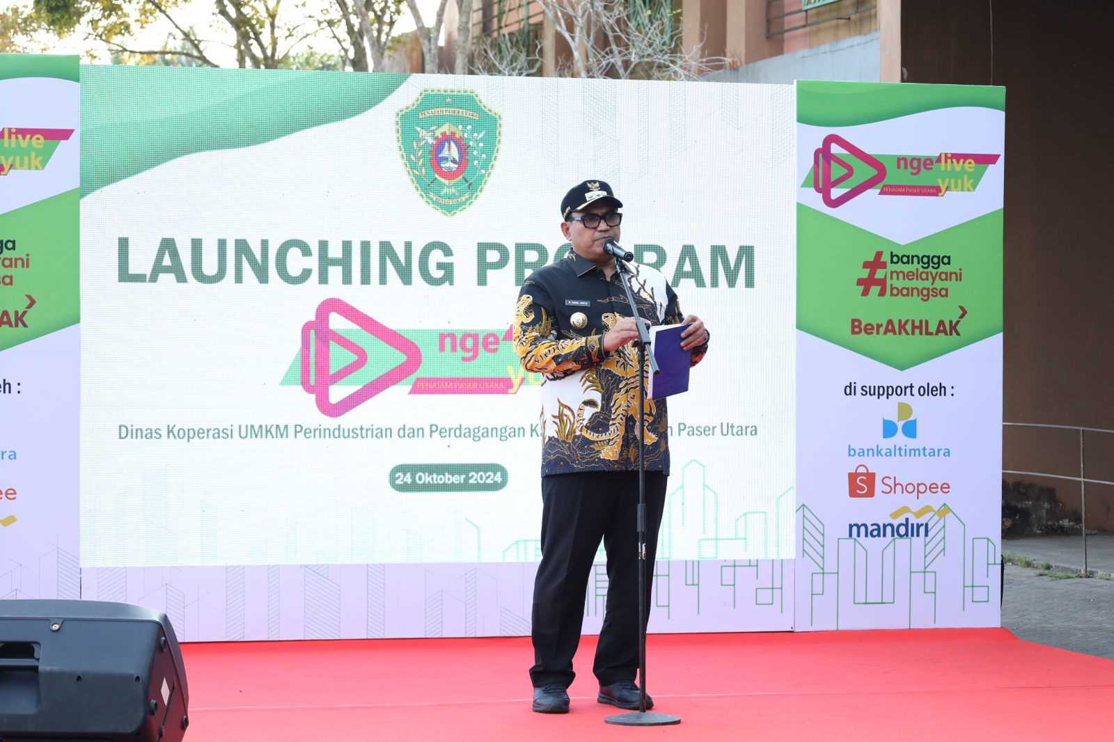 Pemkab PPU Launching Program â€œNge Live Yuk!â€ untuk Dorong UMKM di Penajam Paser Utara