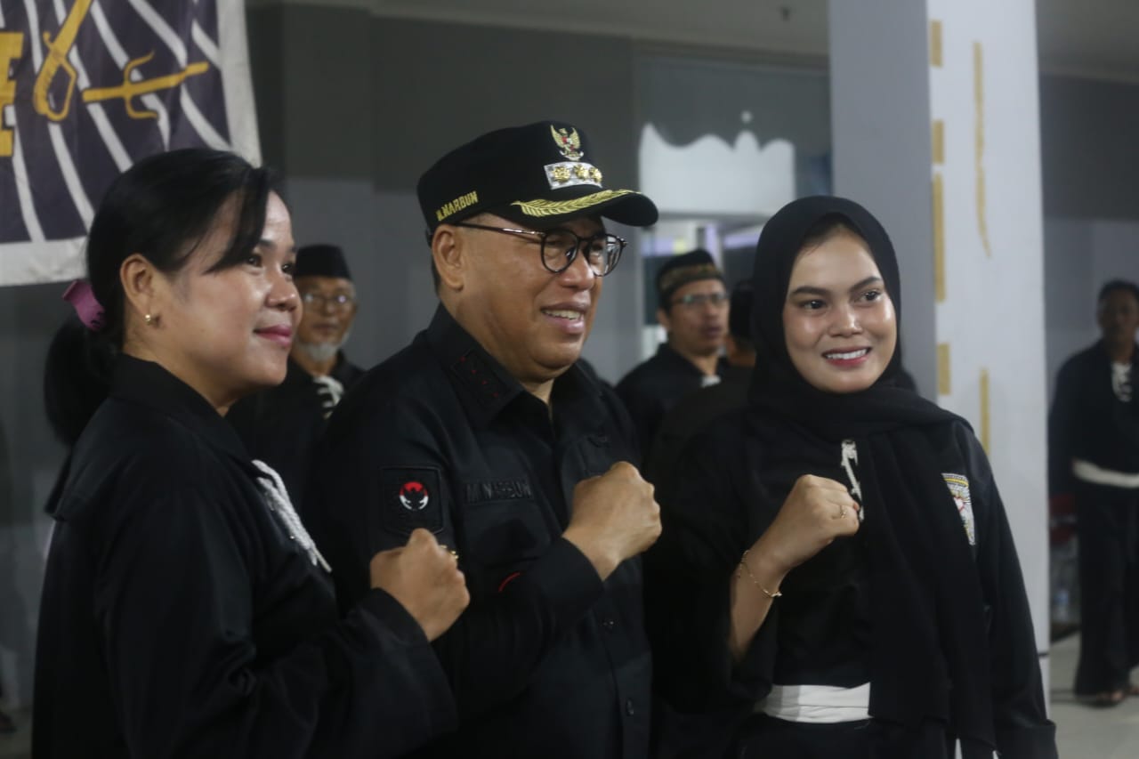Pj Marbun Hadiri Temu Kadang PSHT Cabang Penajam Paser Utara - Pusat Madiun Tahun 2024 
