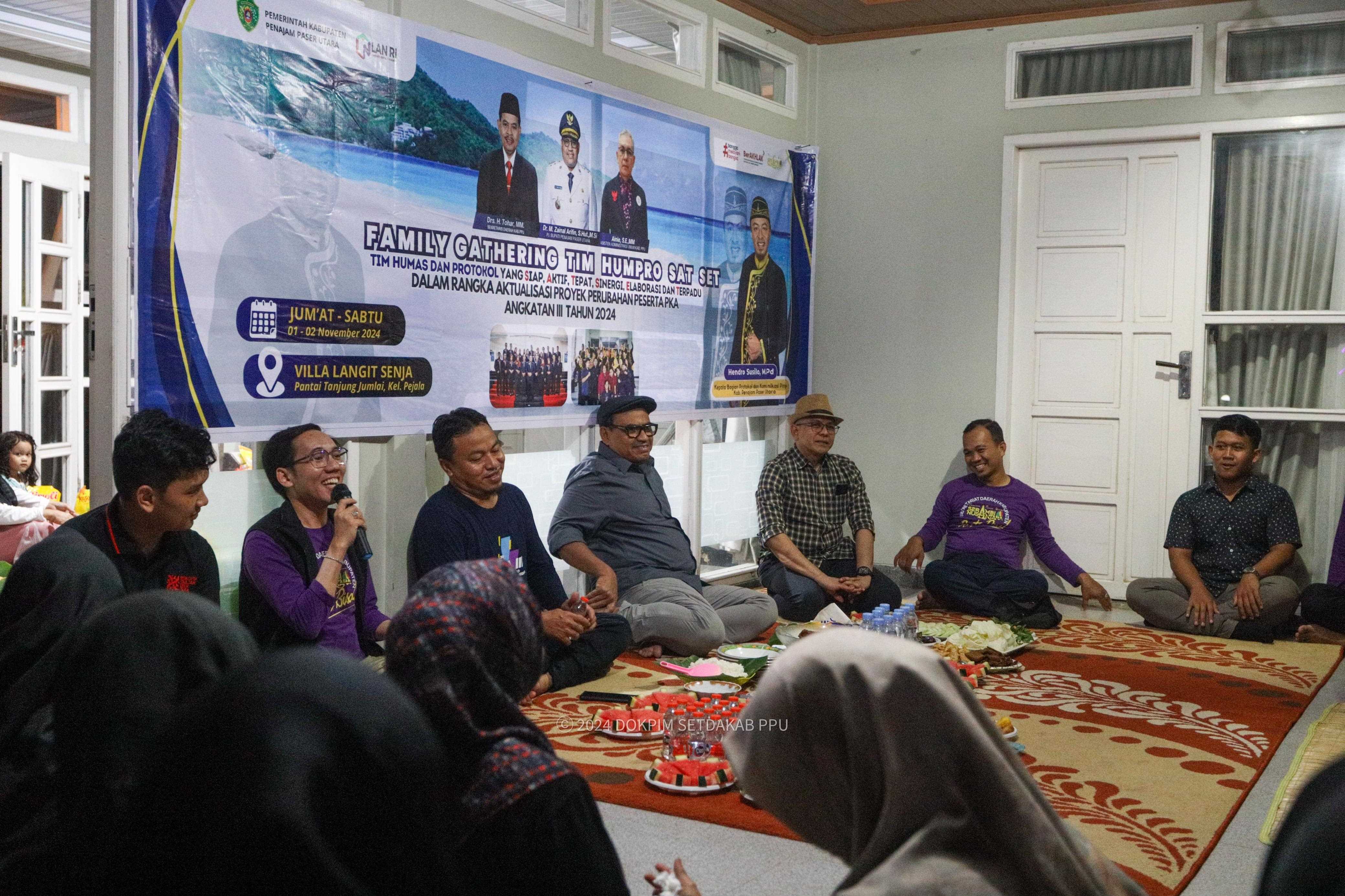 Hadiri Family Gathering, Pj Bupati Zainal Arifin Apresiasi Kebersamaan Humas Protokol PPU