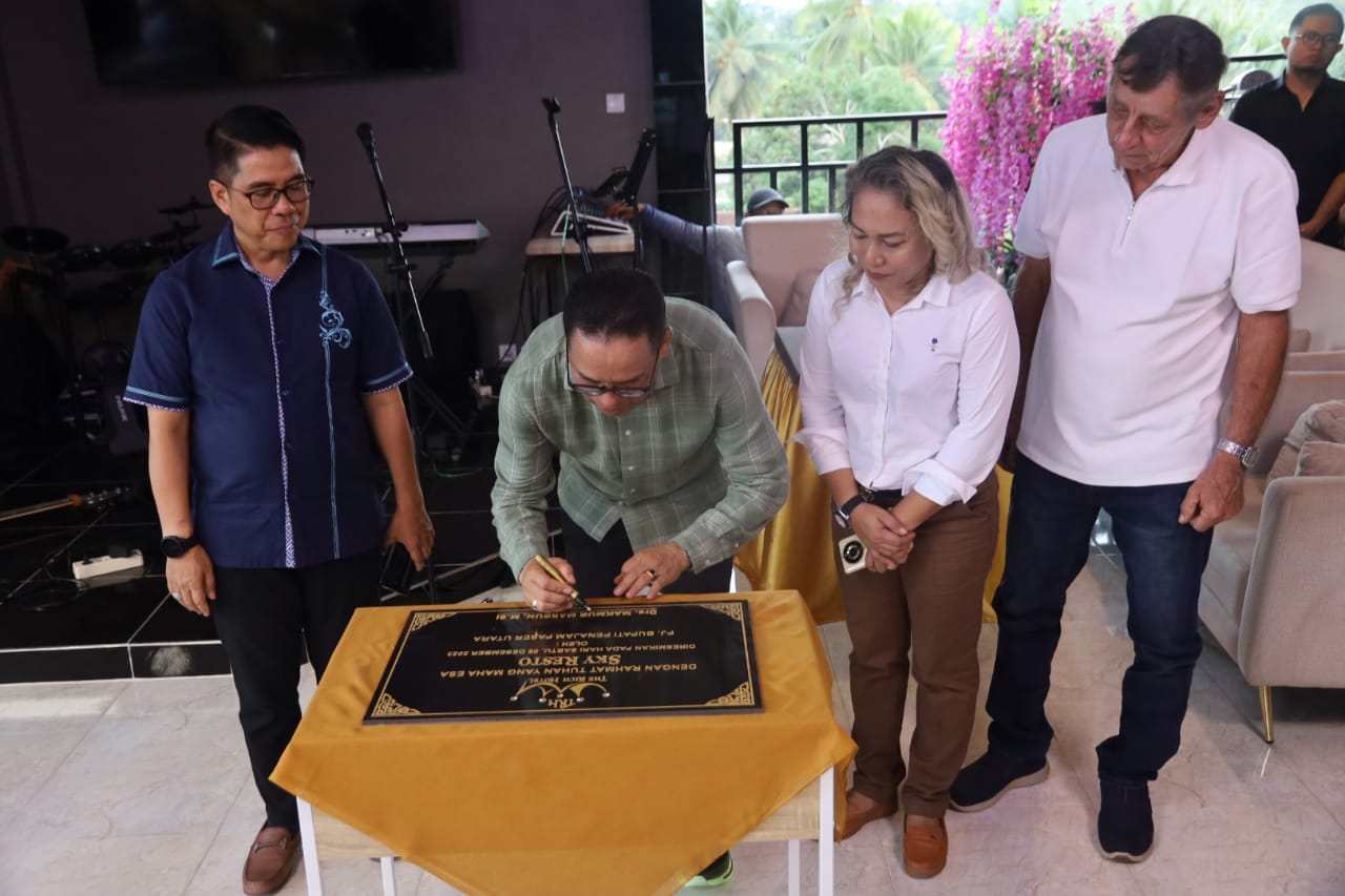 Pj. Bupati PPU Resmikan Sky Resto The Rich Hotel Lawe-lawe