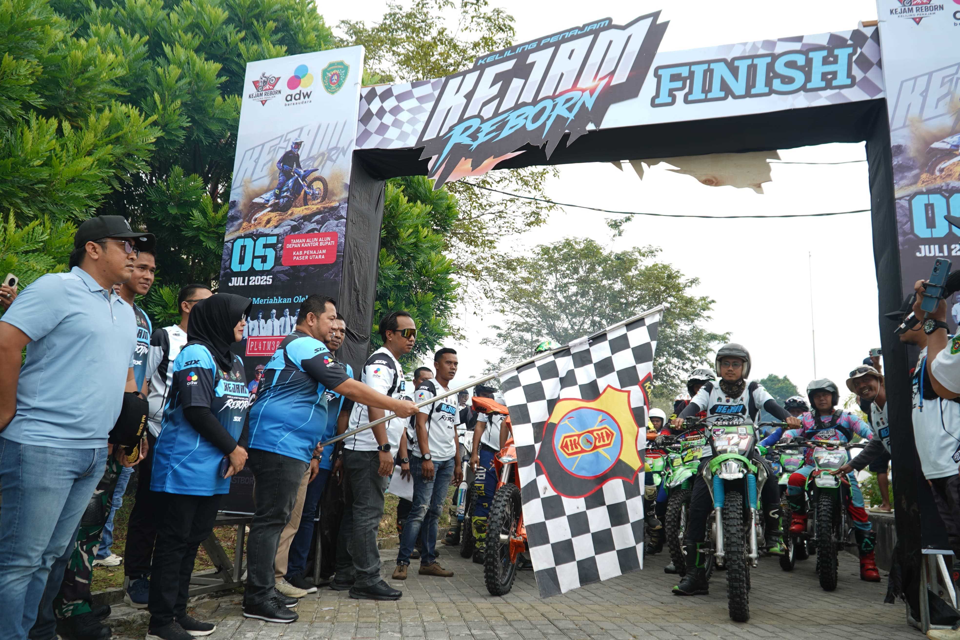 Ratusan Rider Ramaikan "Kejam Reborn 2025", Mudyat Noor Dukung Pengembangan Sport Tourism PPU  