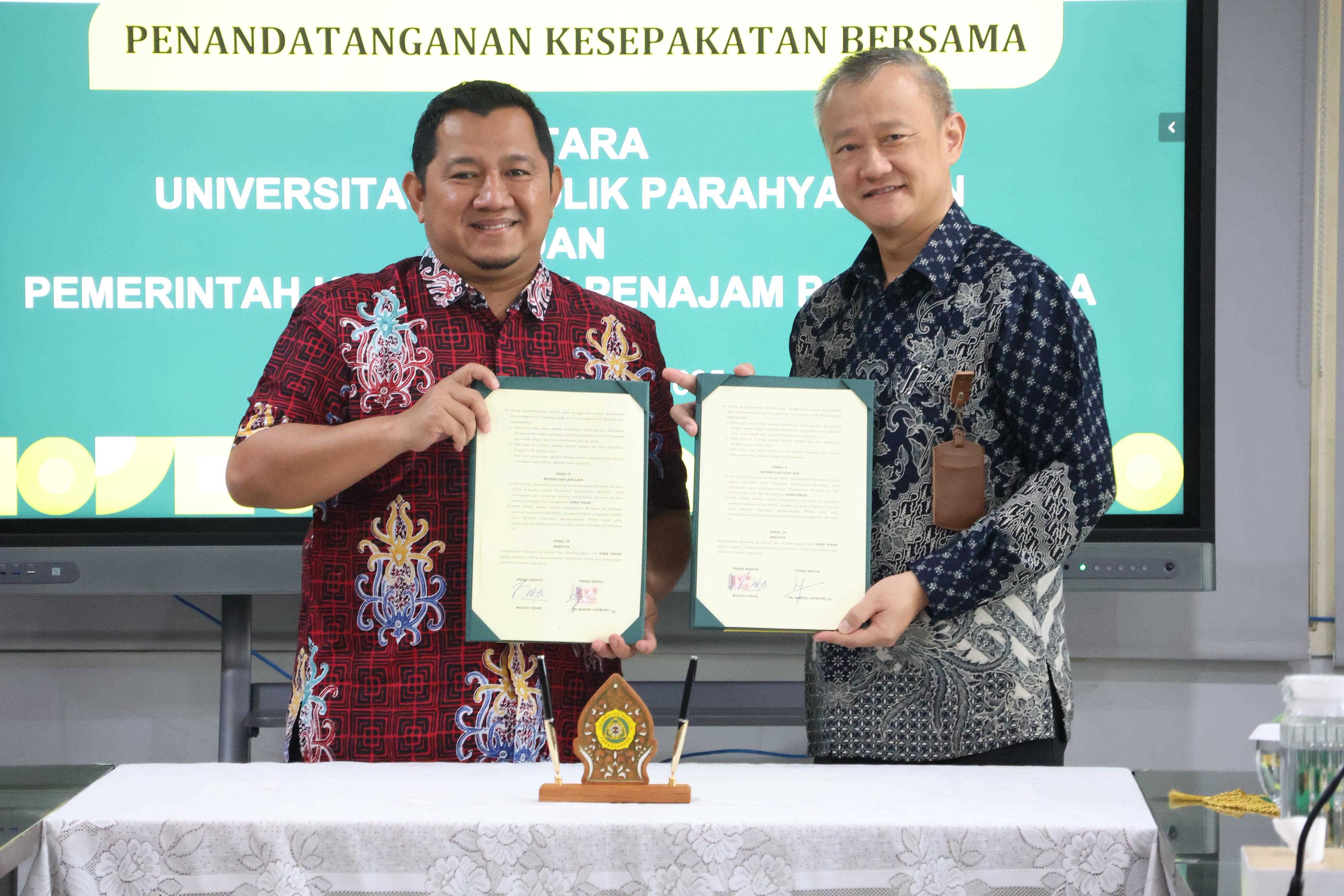 Bangun SDM Penyangga IKN, Bupati PPU Teken MoU dengan Universitas Katolik Parahyangan