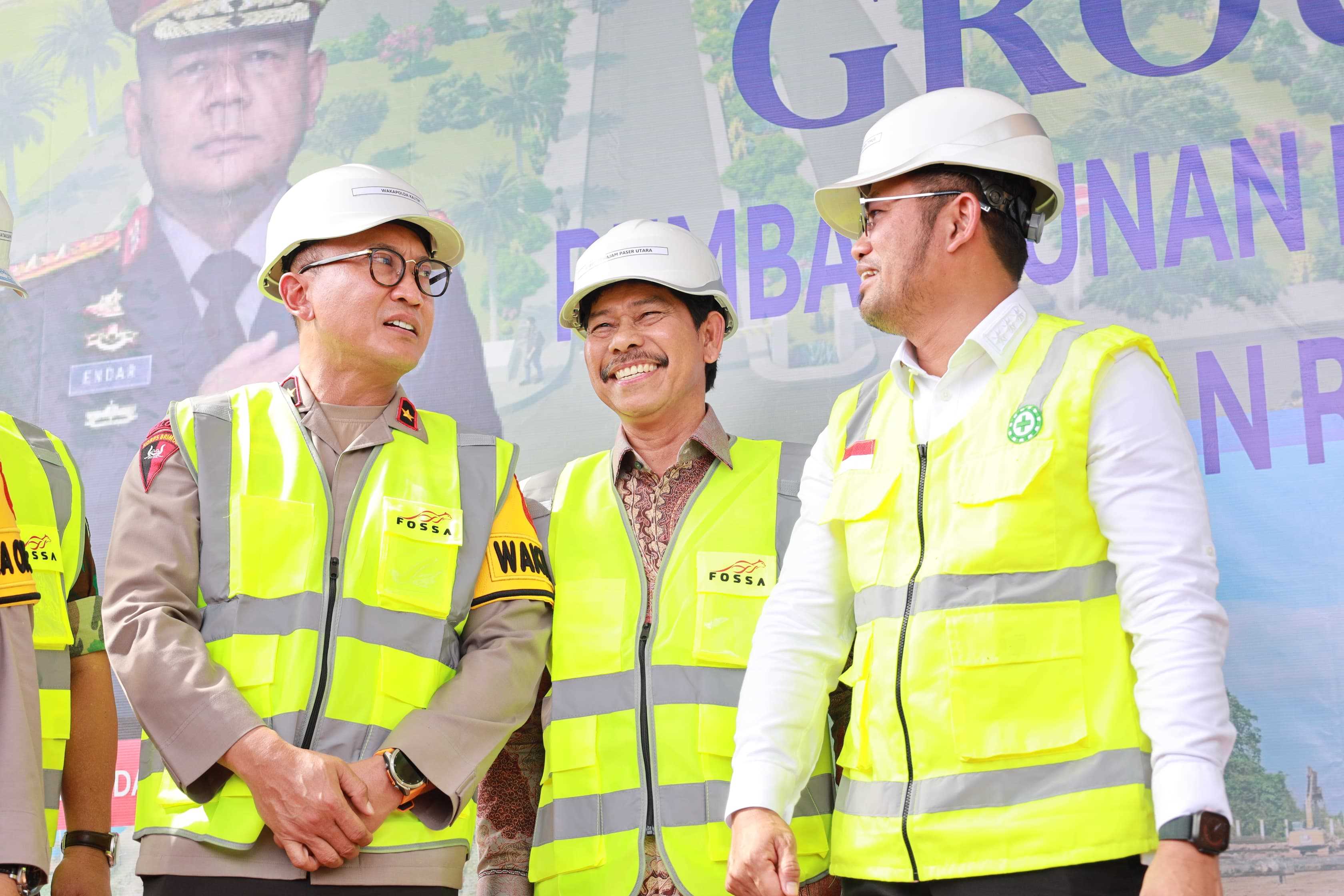 Wakil Bupati PPU Hadiri Groundbreaking RS Bhayangkara Samarinda dan Rusun Polri Sepaku