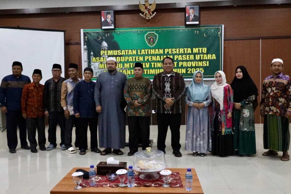 Asisten I Bidang Pemerintahan Dan Kesra Buka Pemusatan Pelatihan Peserta Asal Kab. PPU Menuju MTQ Provinsi Kalimantan Timur Tahun 2025