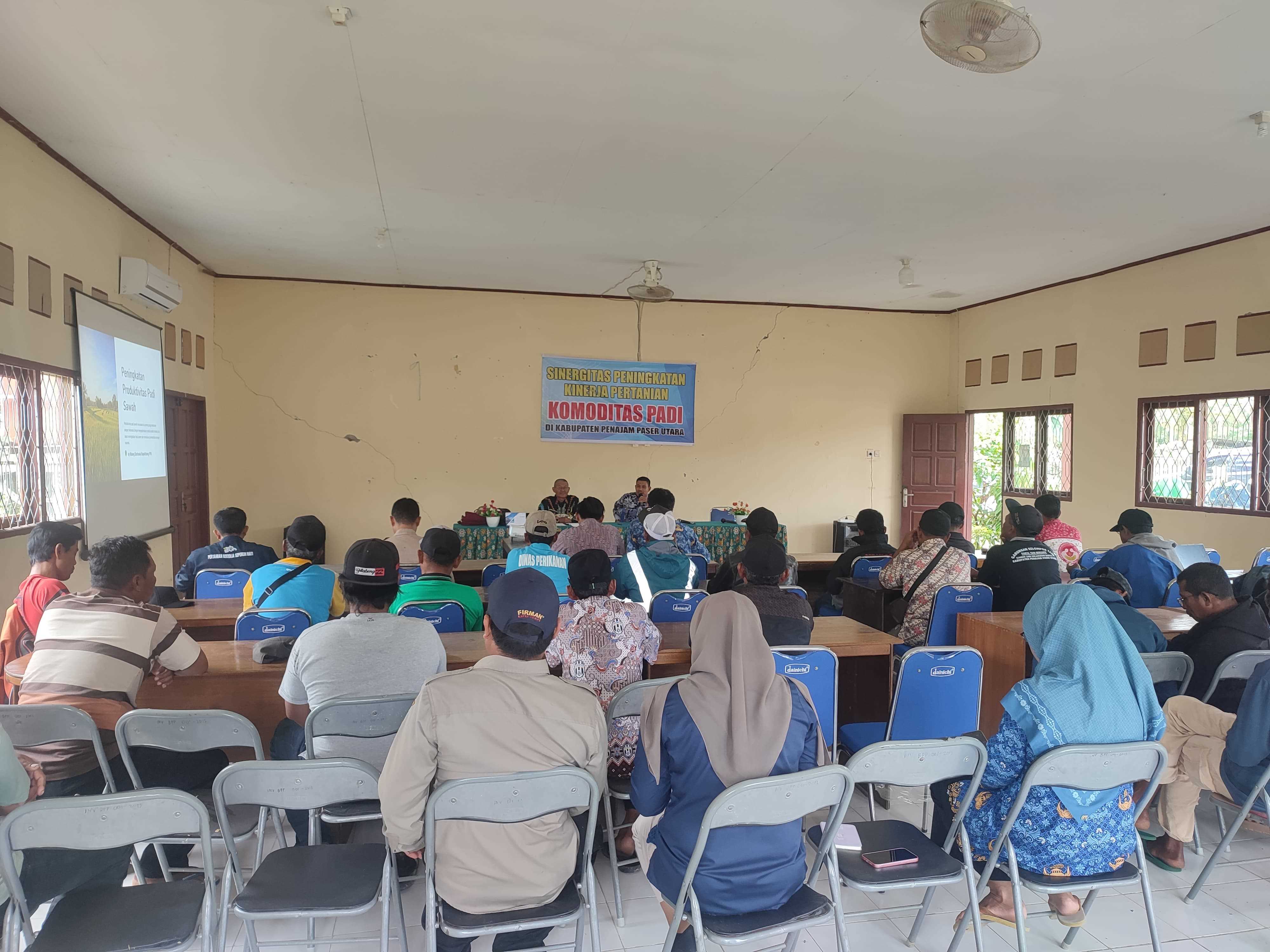 Libatkan Poktan Dari Empat Desa, Bapelitbang PPU Gelar Sosialisasi Pertanian di Kecamatan Babulu