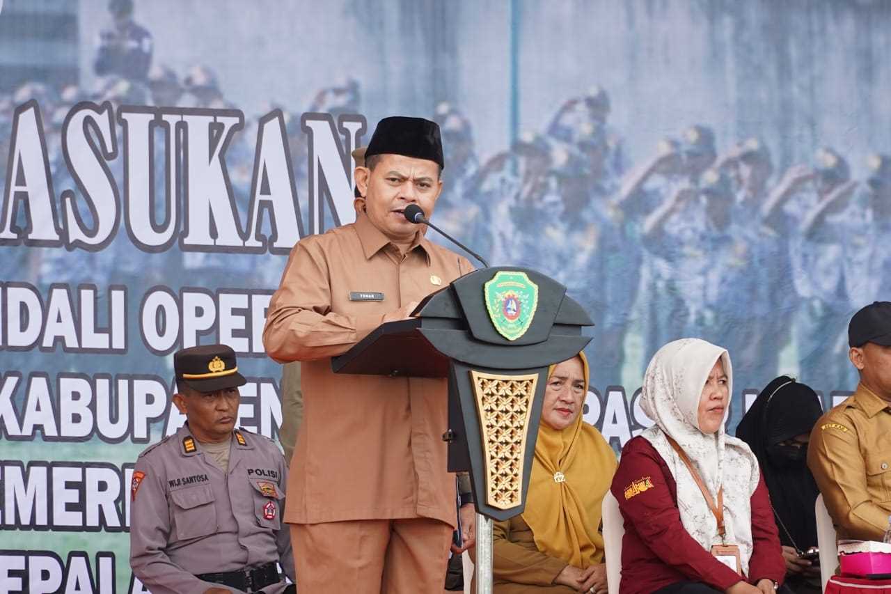 Sekda PPU Pimpin Apel Pengembalian Bawah Kendali Operasi Anggota Satlinmas Pengamanan Pilkada