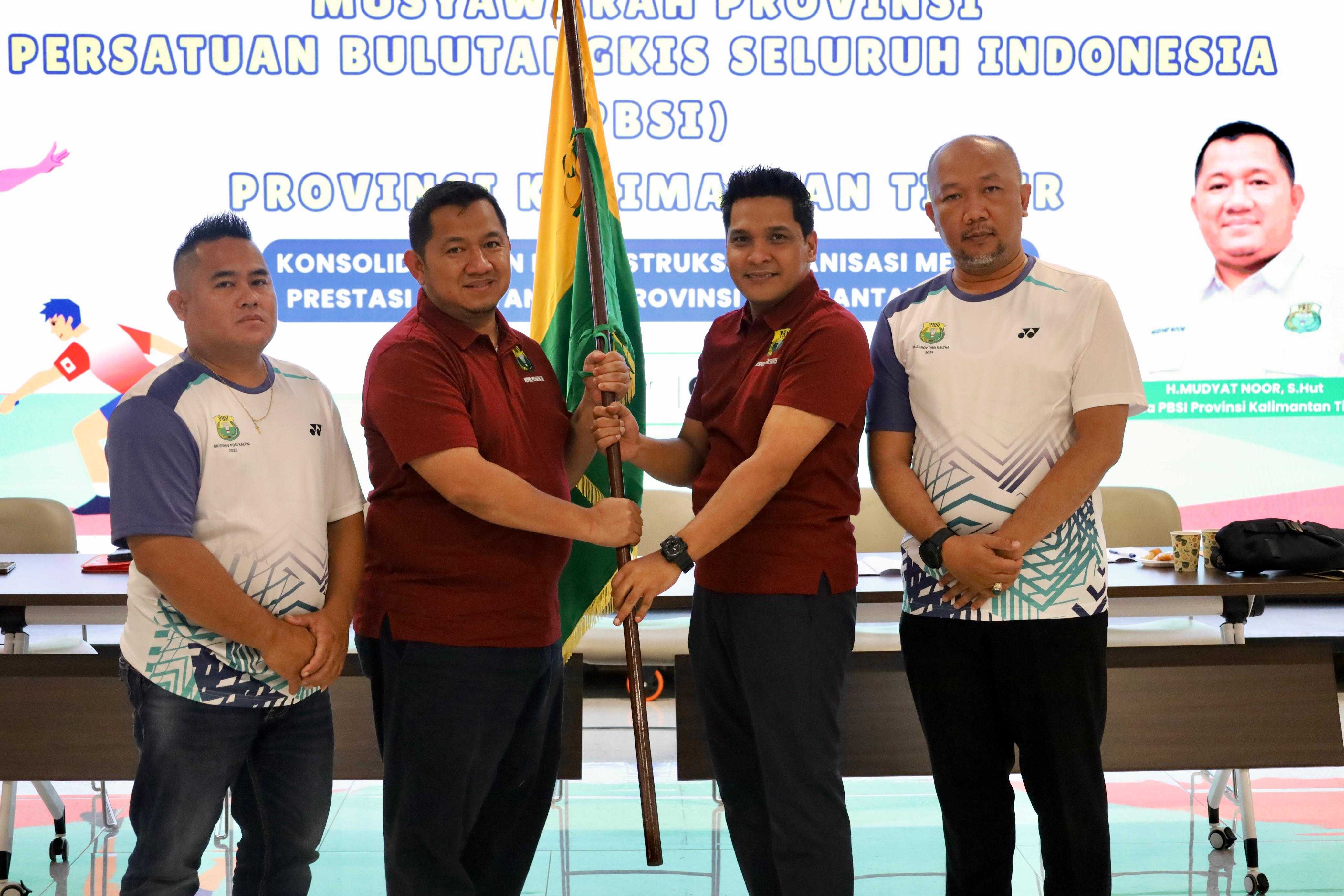 Bupati Mudyat Noor Kembali Pimpin PBSI Kaltim Periode 2025–2029