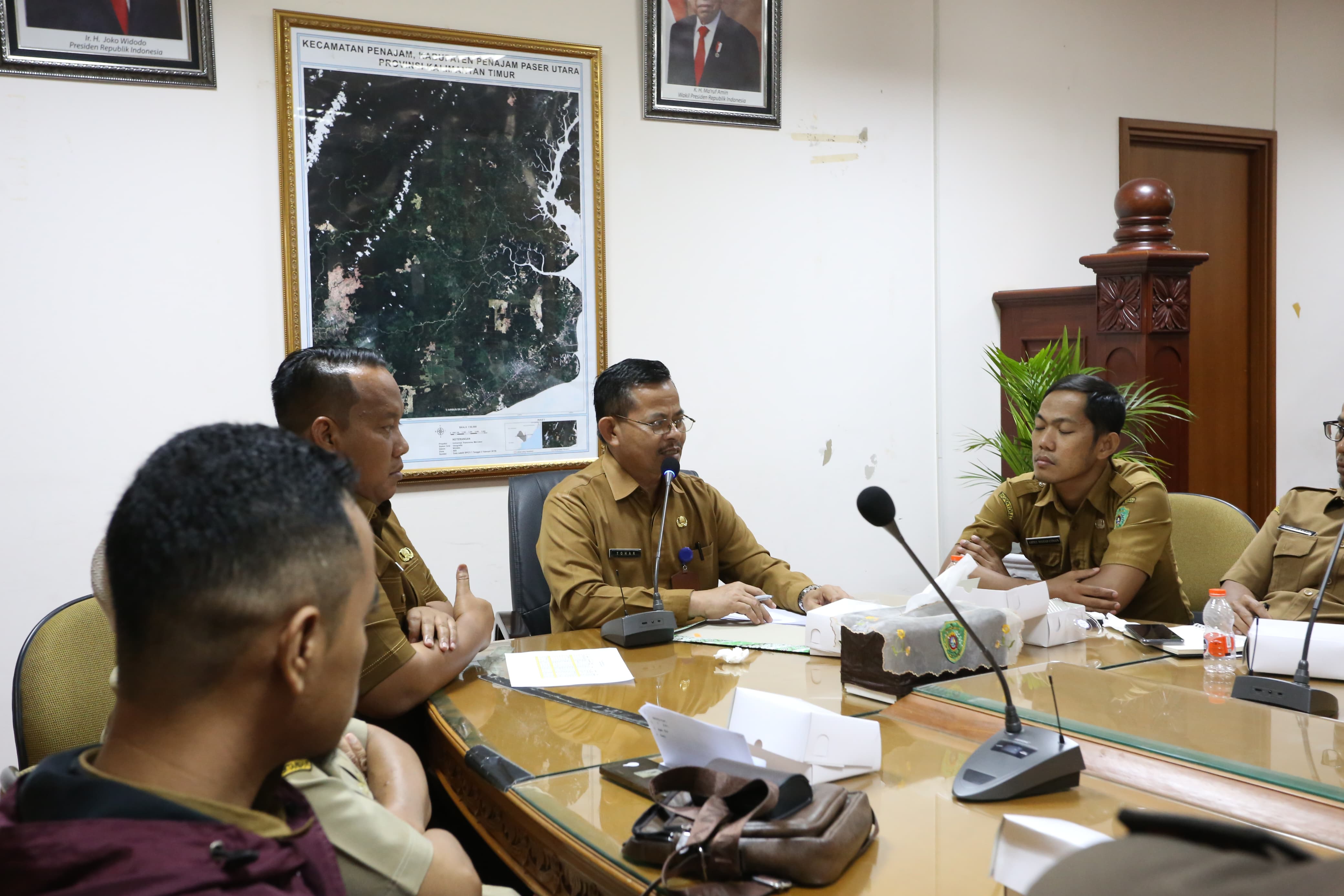 Sekda Tohar Beserta Jajaran Pemerintah Kabupaten PPU Hadiri Rapat Koordinasi Inflasi Bersama Kemendagri Melalui Zoom Meeting