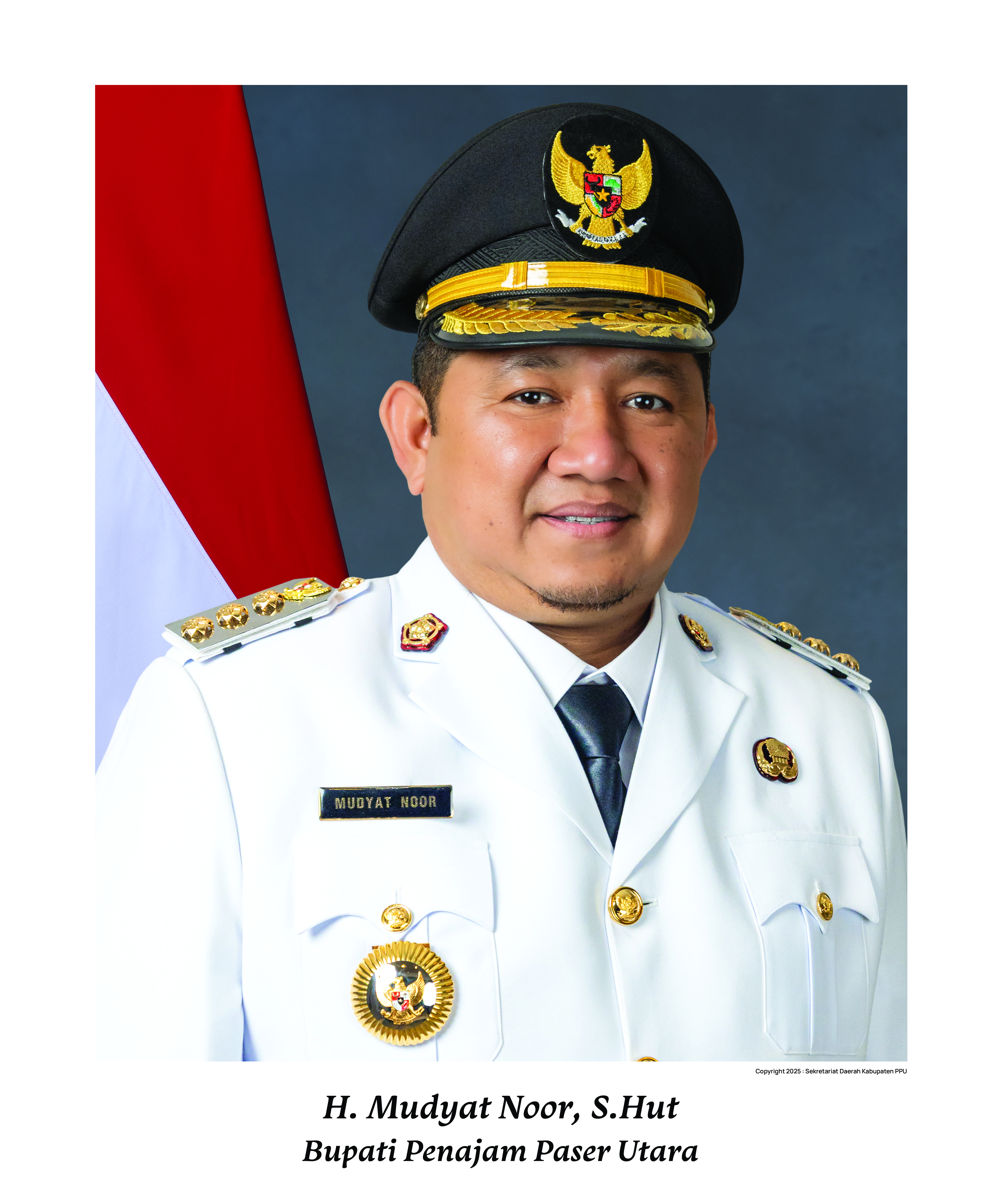 Bupati H. Mudyat Noor, S.Hut